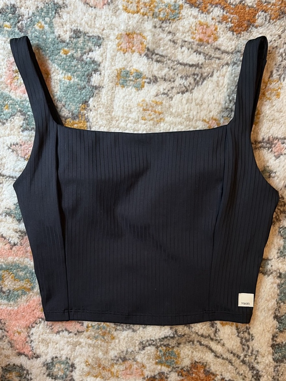 Vuori Inversion Rib Support Tank - Black, Small
